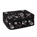 Black And White Rocket Pattern Print Small Lunch Bag