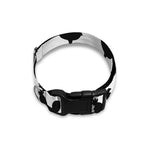 Black And White Rooster Pattern Print Dog Collar