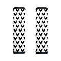 Black And White Rooster Pattern Print Handle Covers