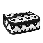 Black And White Rooster Pattern Print Small Lunch Bag