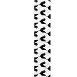 Black And White Rooster Pattern Print Table Runner