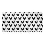 Black And White Rooster Pattern Print Towel