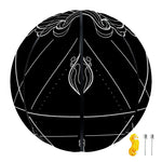 Black And White Sagittarius Sign Print Basketball