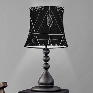 Black And White Sagittarius Sign Print Bell Lamp Shade