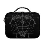 Black And White Sagittarius Sign Print Briefcase Bible Bag