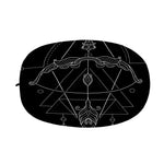 Black And White Sagittarius Sign Print Car Side Mirror Covers