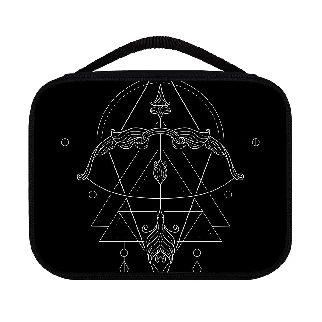 Black And White Sagittarius Sign Print Classic Bible Case