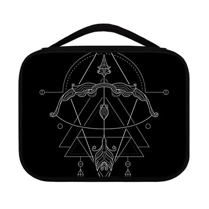 Black And White Sagittarius Sign Print Classic Bible Case