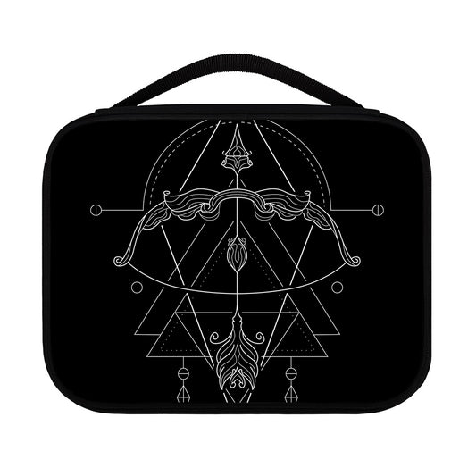 Black And White Sagittarius Sign Print Classic Bible Case