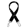 Black And White Sagittarius Sign Print Dog Seat Belt