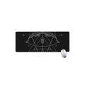 Black And White Sagittarius Sign Print Extended Mouse Pad