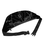 Black And White Sagittarius Sign Print Fanny Pack