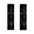 Black And White Sagittarius Sign Print Handle Covers