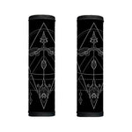 Black And White Sagittarius Sign Print Handle Covers