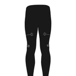 Black And White Sagittarius Sign Print Men's leggings