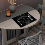 Black And White Sagittarius Sign Print Placemat