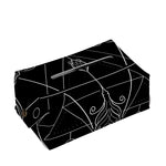 Black And White Sagittarius Sign Print Rectangle Tissue Box Cover