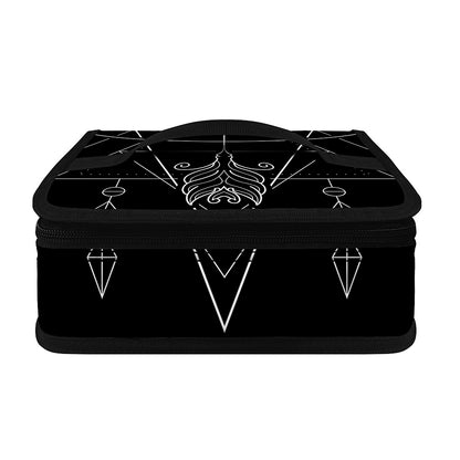 Black And White Sagittarius Sign Print Small Lunch Bag