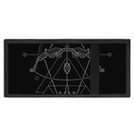 Black And White Sagittarius Sign Print Trifold Wallet