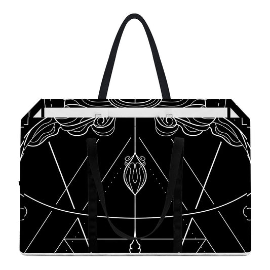 Black And White Sagittarius Sign Print Utility Tote Bag