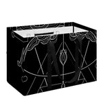 Black And White Sagittarius Sign Print Utility Tote Bag