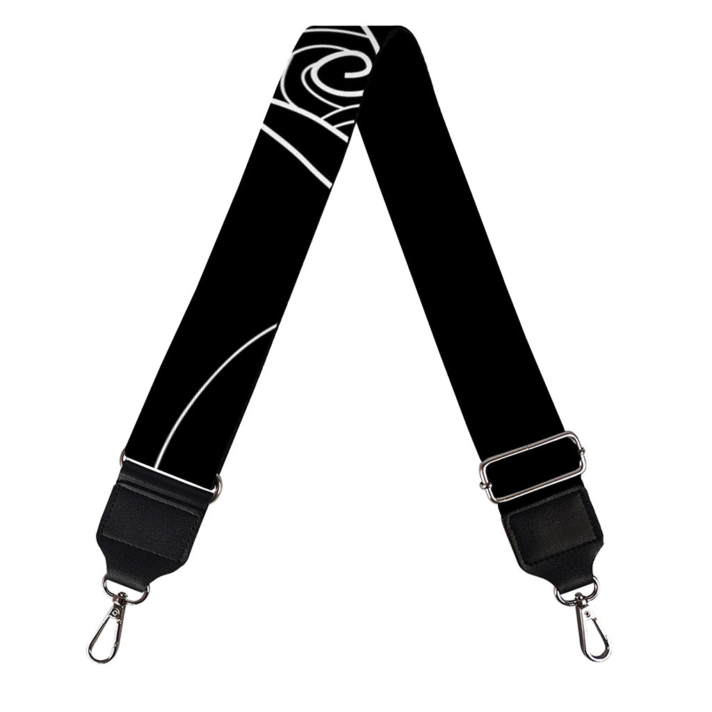 Black And White Scorpio Sign Print Bag Strap