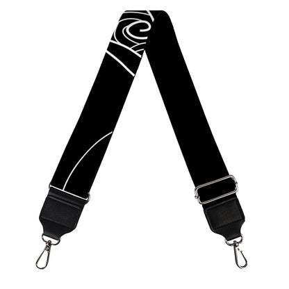 Black And White Scorpio Sign Print Bag Strap