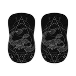 Black And White Scorpio Sign Print Bar Stool Covers