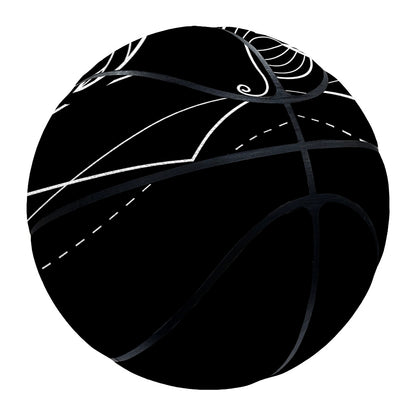 Black And White Scorpio Sign Print Basketball