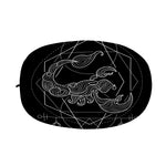 Black And White Scorpio Sign Print Car Side Mirror Covers