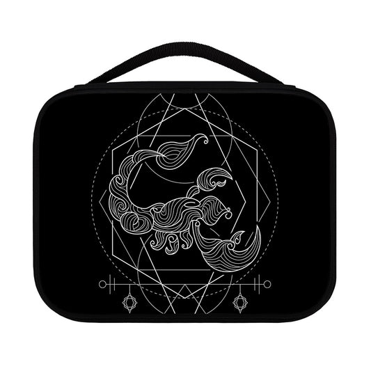 Black And White Scorpio Sign Print Classic Bible Case