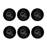 Black And White Scorpio Sign Print Coaster Set