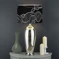 Black And White Scorpio Sign Print Drum Lamp Shade