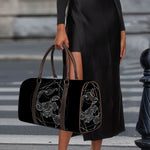 Black And White Scorpio Sign Print Duffle Bag