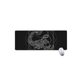 Black And White Scorpio Sign Print Extended Mouse Pad