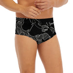 Black And White Scorpio Sign Print Men's Briefs