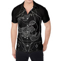 Black And White Scorpio Sign Print Men's Shirt