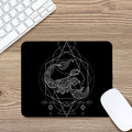 Black And White Scorpio Sign Print Mouse Pad