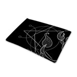 Black And White Scorpio Sign Print Pet Cooling Mat Cover