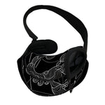 Black And White Scorpio Sign Print Pet Sling Carrier