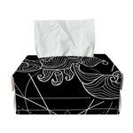 Black And White Scorpio Sign Print Rectangle Tissue Box Cover