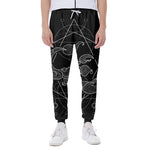 Black And White Scorpio Sign Print Scuba Joggers