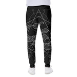 Black And White Scorpio Sign Print Scuba Joggers
