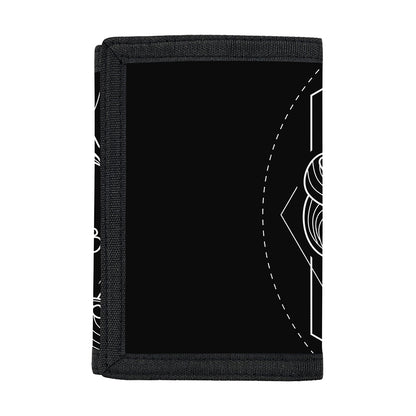 Black And White Scorpio Sign Print Trifold Wallet