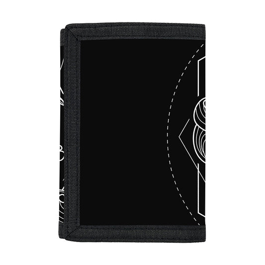 Black And White Scorpio Sign Print Trifold Wallet