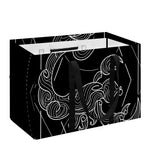 Black And White Scorpio Sign Print Utility Tote Bag