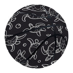 Black And White Sea Turtle Pattern Print Basketball