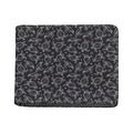 Black And White Sea Turtle Pattern Print Bifold Wallet