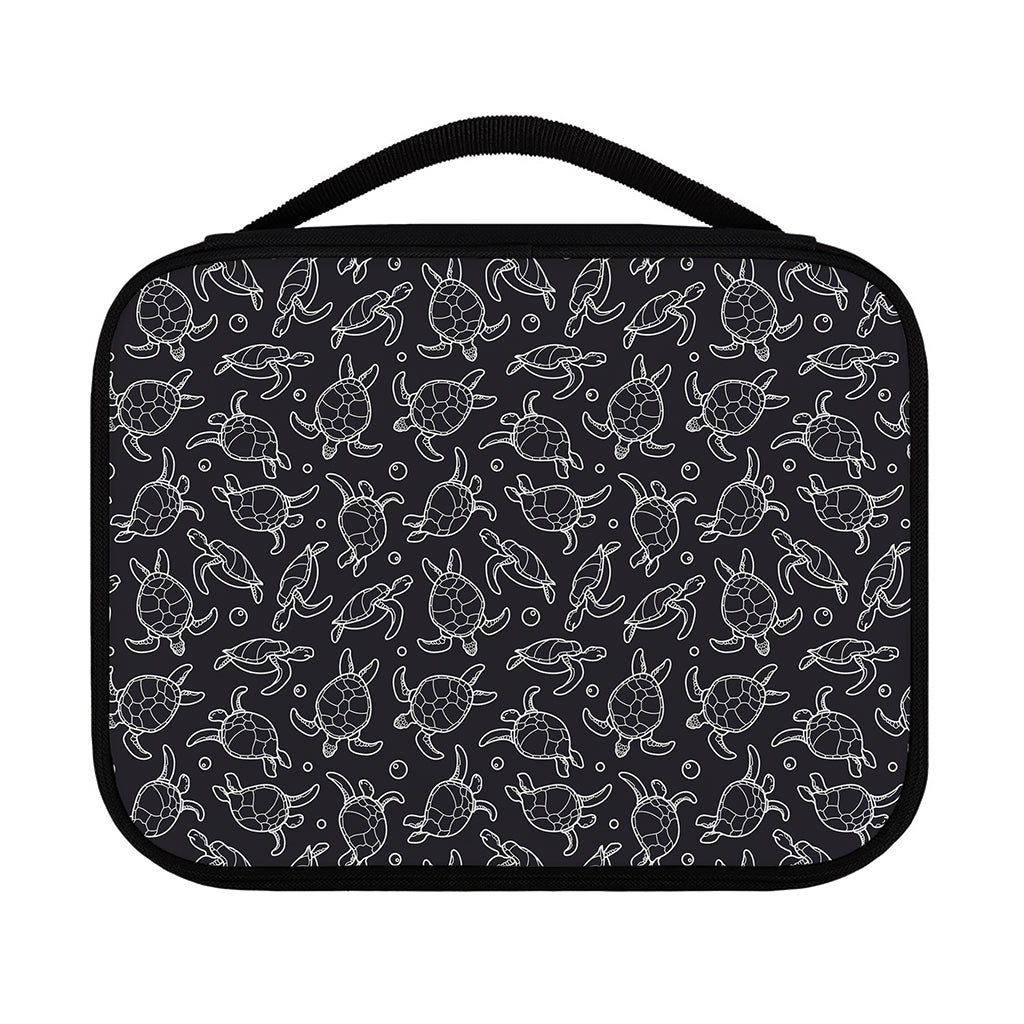 Black And White Sea Turtle Pattern Print Classic Bible Case