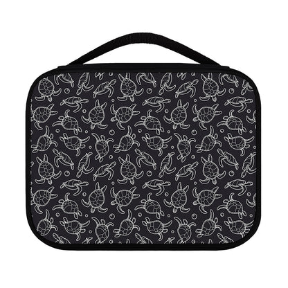 Black And White Sea Turtle Pattern Print Classic Bible Case